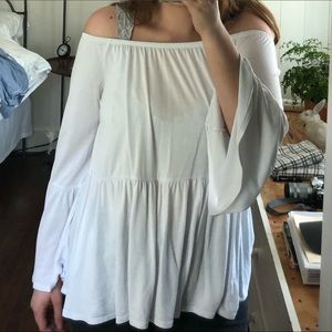 Urban Outfitters Flowy Off the Shoulder Top